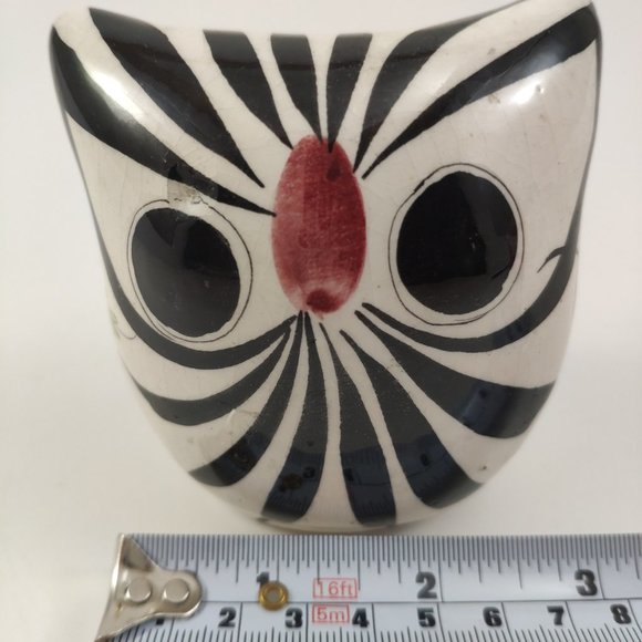 Set of 3 Talavera Ceramic Vintage Figurines Bird, Owl, and Fish Set - Picture 9 of 15